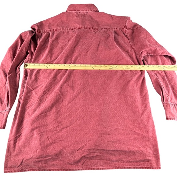 Columbia Vertex Men's XL Red Fishing Shirt Long Sleeve Zip Chest Pockets - Picture 8 of 8
